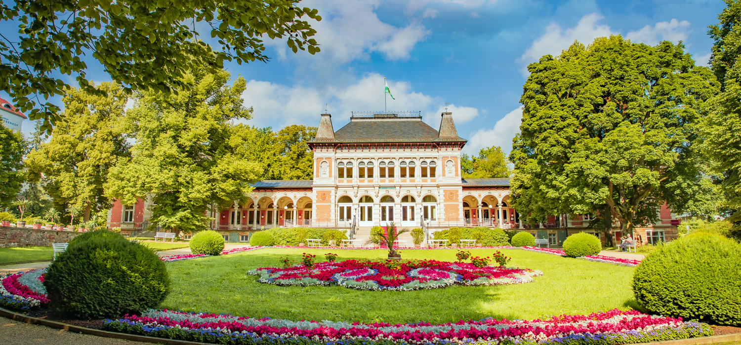 In the heart of the Saxon state spa